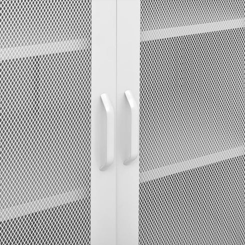 Lady Jillian -  Storage Cabinet White 80x35x101,5 cm Steel - Model 4